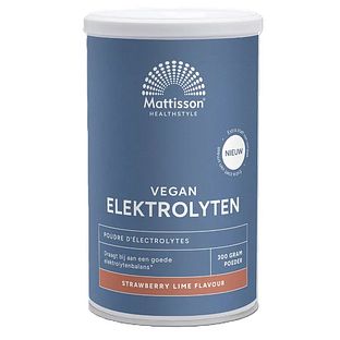 Mattisson HealthStyle Elektrolyten Poeder Strawberry-Lime 300GR Mattisson HealthStyle Elektrolyten Poeder Strawberry-Lime 300GR