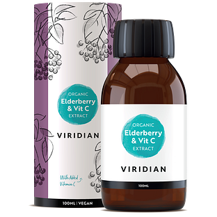Viridian Organic Elderberry & Vit C Drank 100ML