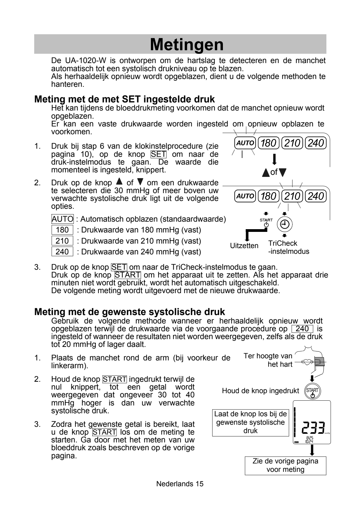 UA-1020-WAF Bovenarm Bloeddrukmeter afbeelding van document #17, instructions