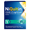 Niquitin Clear Pleisters 21mg Stap 1 14ST Niquitin Clear Pleisters 21mg Stap 1 14ST