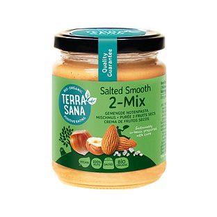 TerraSana 2-Mix Gemengde Notenpasta Met Himalayazout 250GR TerraSana 2-Mix Gemengde Notenpasta Met Himalayazout 250GR