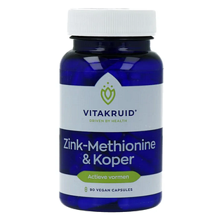 Vitakruid Zink Methionine & Koper Capsules 90CP Vitakruid Zink Methionine & Koper Capsules 90CP
