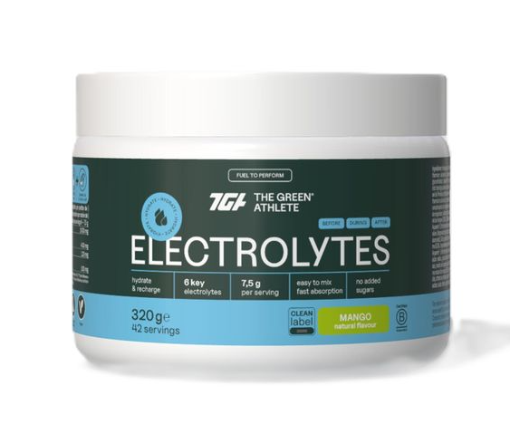 The Green Athlete Elektrolytes Mango Poeder 320GR