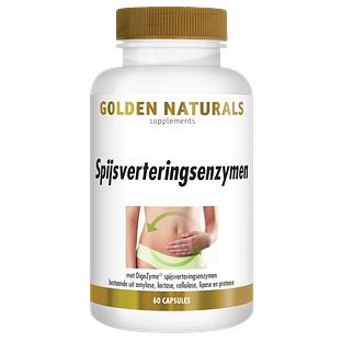 Golden Naturals Spijsverteringsenzymen Capsules 60VCP Golden Naturals Spijsverteringsenzymen Capsules 60VCP