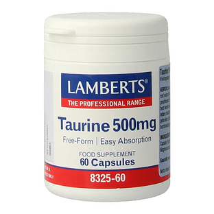 Lamberts Taurine 500mg Capsules 60VCP Lamberts Taurine 500mg Capsules 60VCP