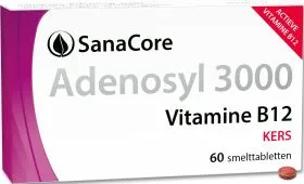 SanaCore Adenosyl 3000 Vitamine B12 Kers Smelttabletten