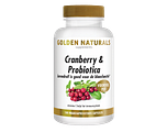 Golden Naturals Cranberry & Microbiotica Capsules 180VCP