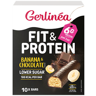 Gerlinéa Fit & Protein Banana & Chocolate Maaltijdrepen 10ST