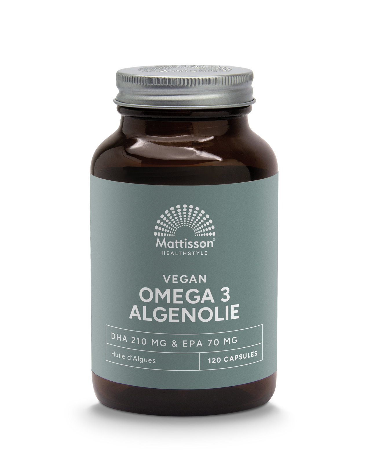 Mattisson HealthStyle Vegan Omega 3 Algenolie DHA 210mg & EPA 70mg Capsules