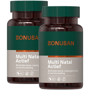 Bonusan Multi Natal Actief Tabletten Duoverpakking 2x60TB