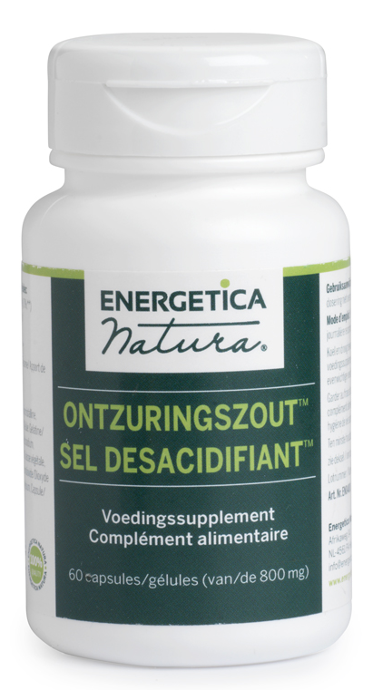 Energetica Natura® Ontzuringszout™ 60 Capsules