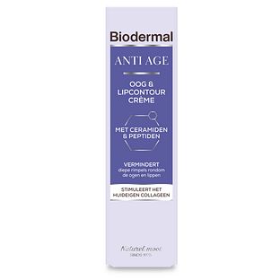 Biodermal Anti Age Oog & Lipcontour Crème 15ML
