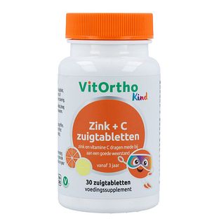 VitOrtho Kind Zink + C Zuigtabletten 30TB