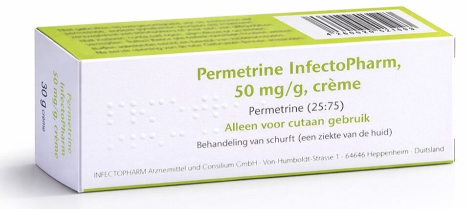 InfectoPharm Permetrine 50mg/g Crème afbeelding