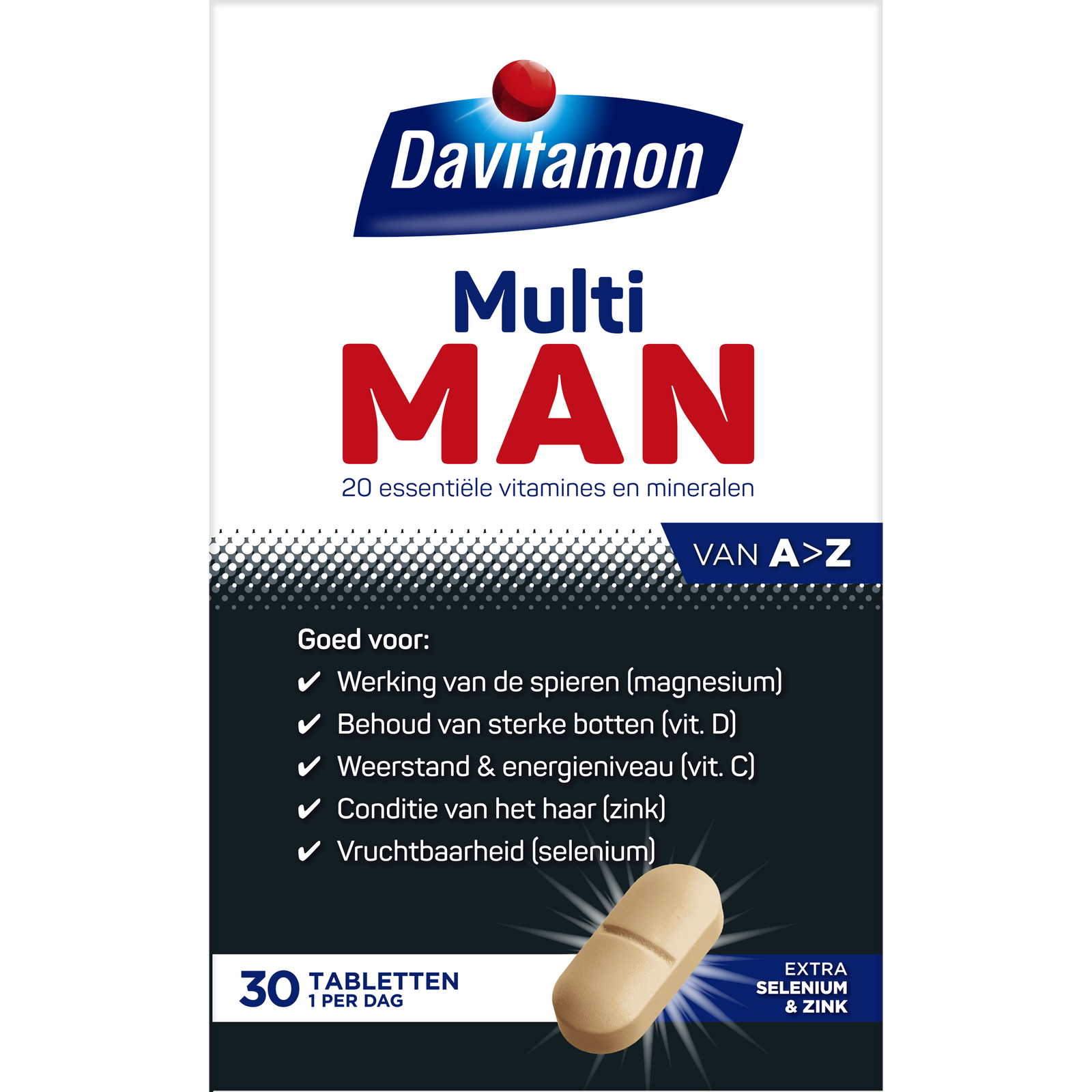 Davitamon Multi Man Tabletten 30TB