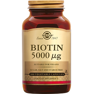 Solgar Biotine 5000 mcg Capsules 100VCP