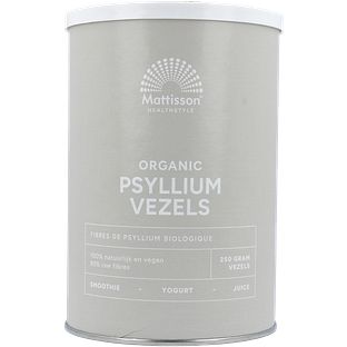 Mattisson HealthStyle Organic Psyllium Vezels 250GR