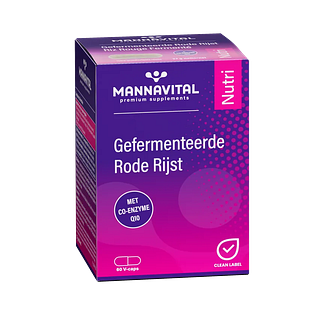 MannaVital Gefermenteerde Rode Rijst Capsules 60VCP