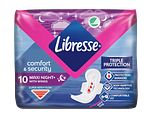 Libresse Comfort & Security Maxi Goodnight Maandverband 10ST