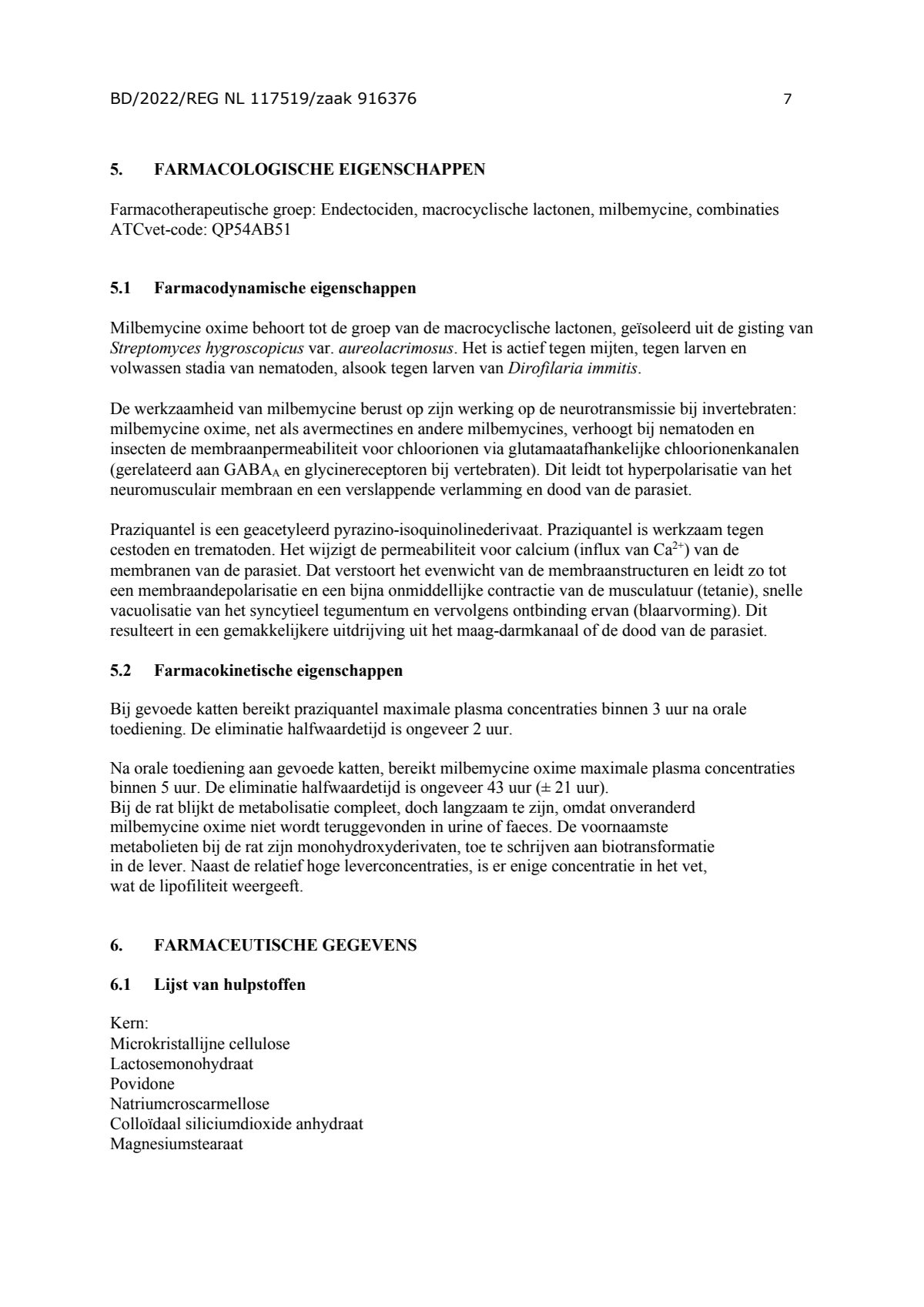 Milquestra Ontwormingsmiddel Katten en Kittens 0.5 - 4KG afbeelding van document #7, leaflet