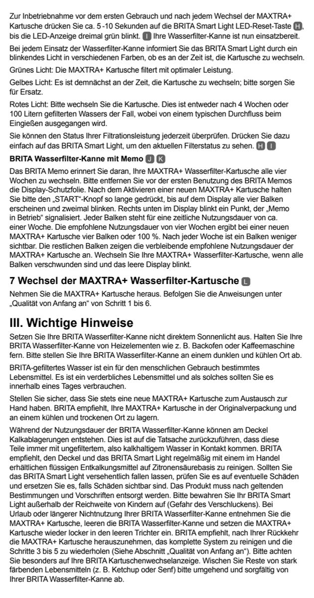 Marella Waterfilterkan Wit + 6 Maxtra Filterpatronen afbeelding van document #6, instructions