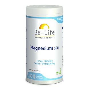 Be-Life Magnesium 500 Capsules 180CP Be-Life Magnesium 500 Capsules 180CP