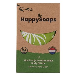 HappySoaps Aloë Vera Body Oil Bar 70GR