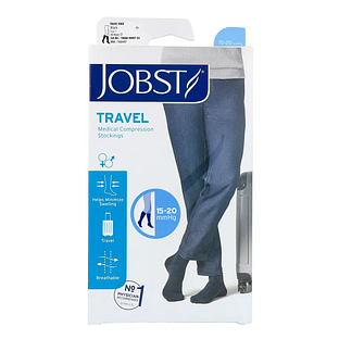 Jobst Travel Socks Zwart 37-38 1PR