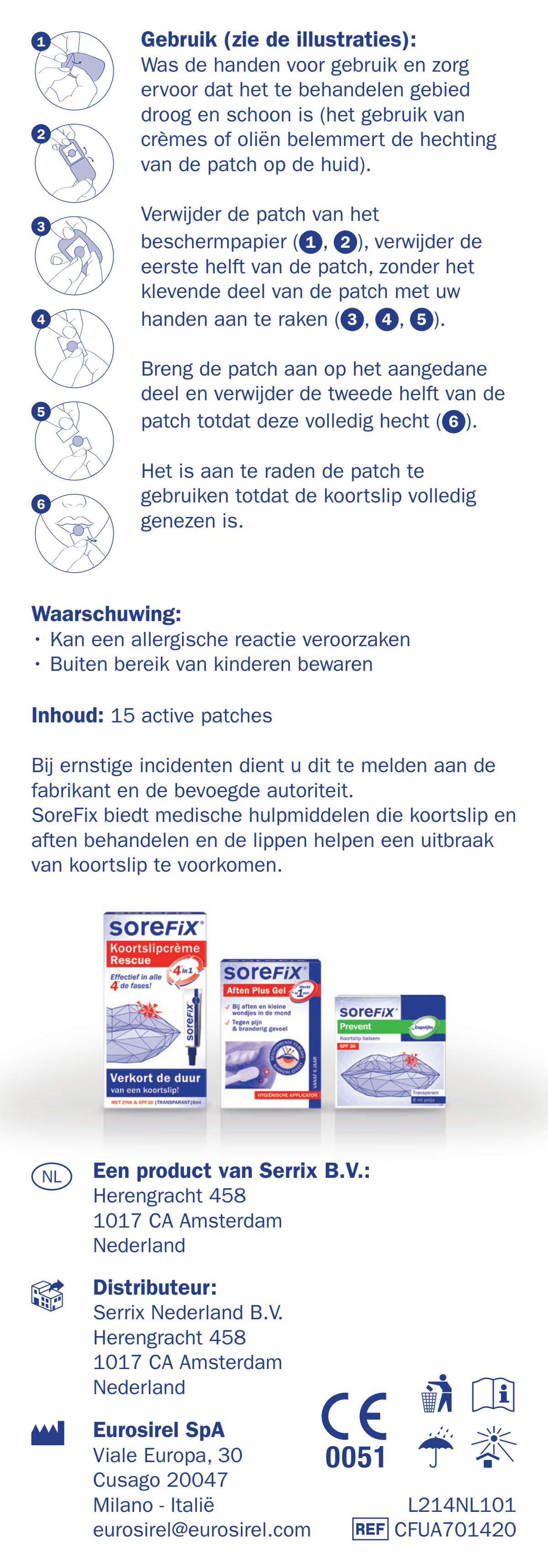 Koortslip Duo Patch afbeelding van document #2, instructions