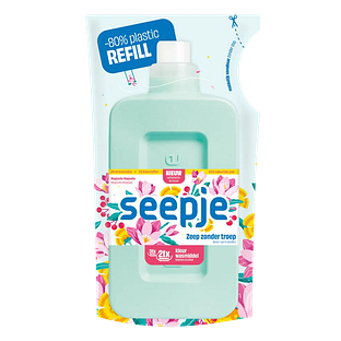 Seepje Kleur Wasmiddel Navulling Magische Magnolia 945ML