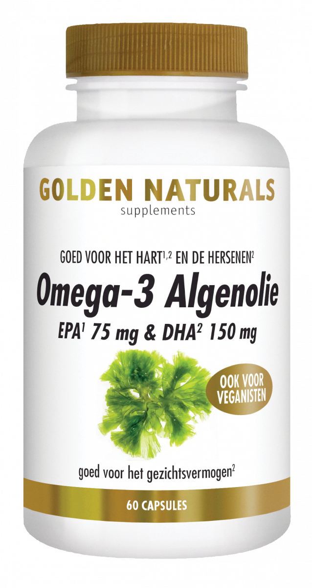 Golden Naturals Omega-3 Algenolie Capsules