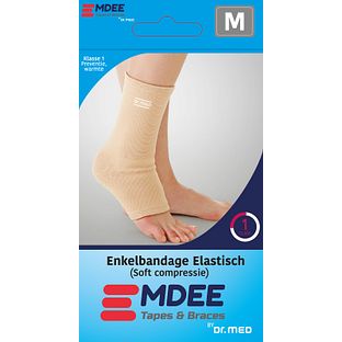 Emdee Enkelbandage Elastisch Maat M 1ST