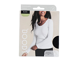 Boody Damestop Lange Mouw Zwart L 1ST