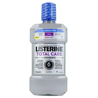 Listerine Total Care Mild Mint Mondspoeling Alcoholvrij 500ML
