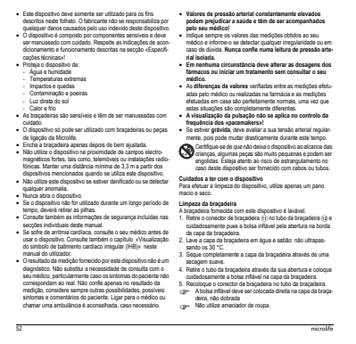 Microlife BP Bloeddrukmeter B3 Comfort PC afbeelding van document #54, instructions