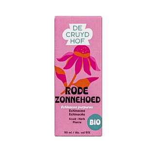 De Cruydhof Cruydhof Rode Zonnehoed Echinacea Purpurea Bio Druppels 50ML De Cruydhof Cruydhof Rode Zonnehoed Echinacea Purpurea Bio Druppels 50ML