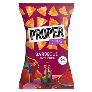 PROPER Barbecue Lentil Chips 85GR