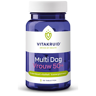 Vitakruid Multi Dag Vrouw 50+ 100% Vegan 30TB Vitakruid Multi Dag Vrouw 50+ 100% Vegan 30TB