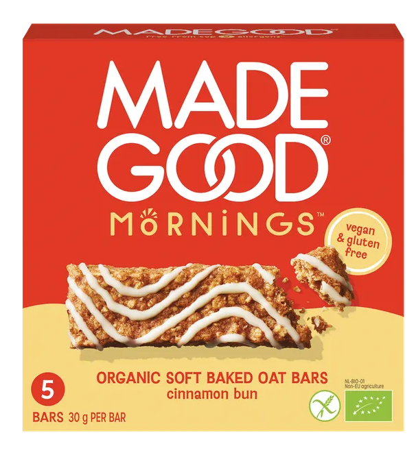 Made Good Mornings Cinnamon Bun Soft Oat Bars 5ST