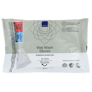 Abena Vochtige Washand  Ongeparfumeerd 8ST
