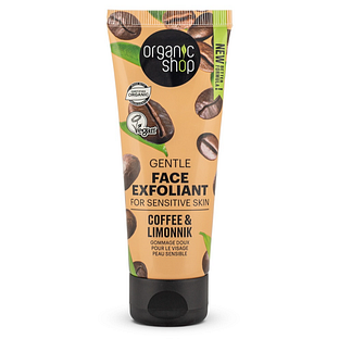 Organic Shop Coffee & Limonnik Gentle Face Exfoliant 75ML Organic Shop Coffee & Limonnik Gentle Face Exfoliant 75ML