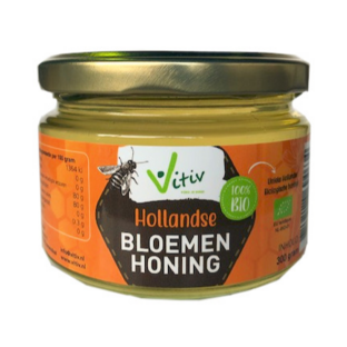 Vitiv Biologische Creme Honing 300GR Vitiv Biologische Creme Honing 300GR