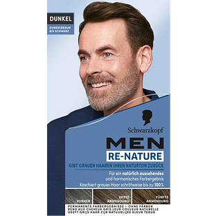 Schwarzkopf Re-Nature Cream Men Dunkelbraun - Donkerbruin 1ST