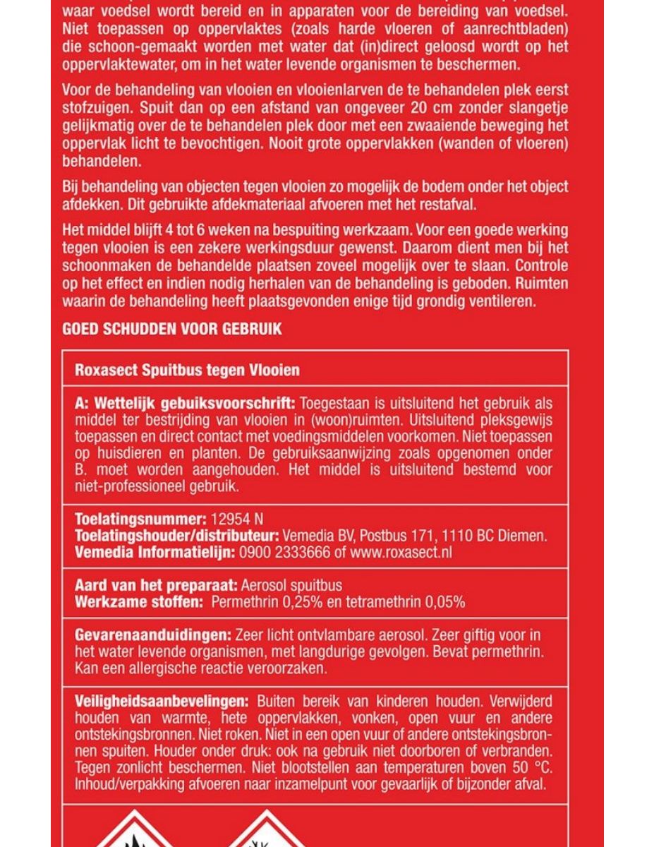 Spuitbus Tegen Vlooien afbeelding van document #1, label
