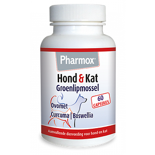 Pharmox Hond & Kat Groenlipmossel Capsules 60CP