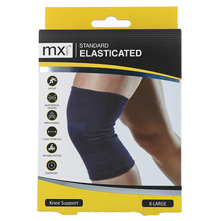 MX Health Standard Elasticated Knee Support XL 1ST