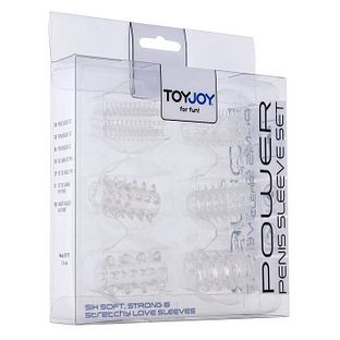 Toyjoy Power Penis Sleeve Set Clear 1ST