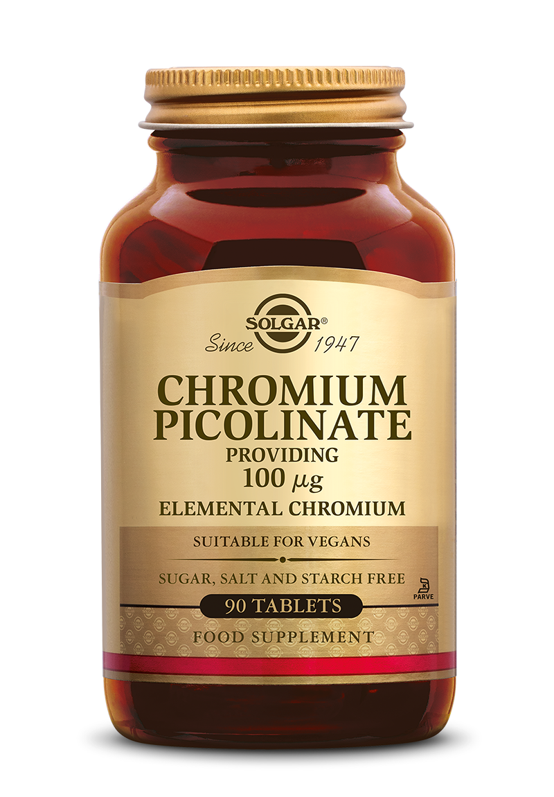 Solgar Chromium (Chroom) Picolinate 100 mcg Tabletten