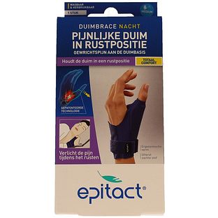 Epitact Duimbrace Nacht Links Maat M 1ST Epitact Duimbrace Nacht Links Maat M 1ST