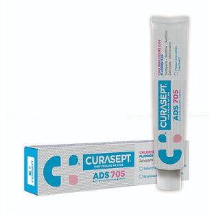 Curasept ADS 705 Gel-Tandpasta 0.05% CHX + 0.05% FL 75ML